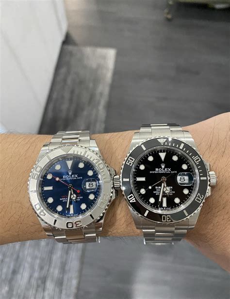 rolex sub vs yachtmaster|Comparison: Rolex Yacht.